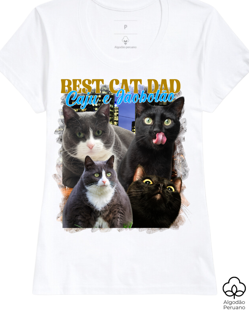 Melhor Pai de Pet - Algodão Peruano