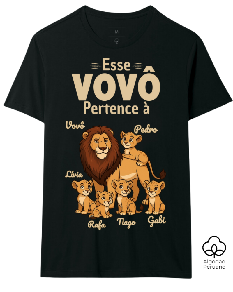 Vovô Protetor - Algodão Peruano