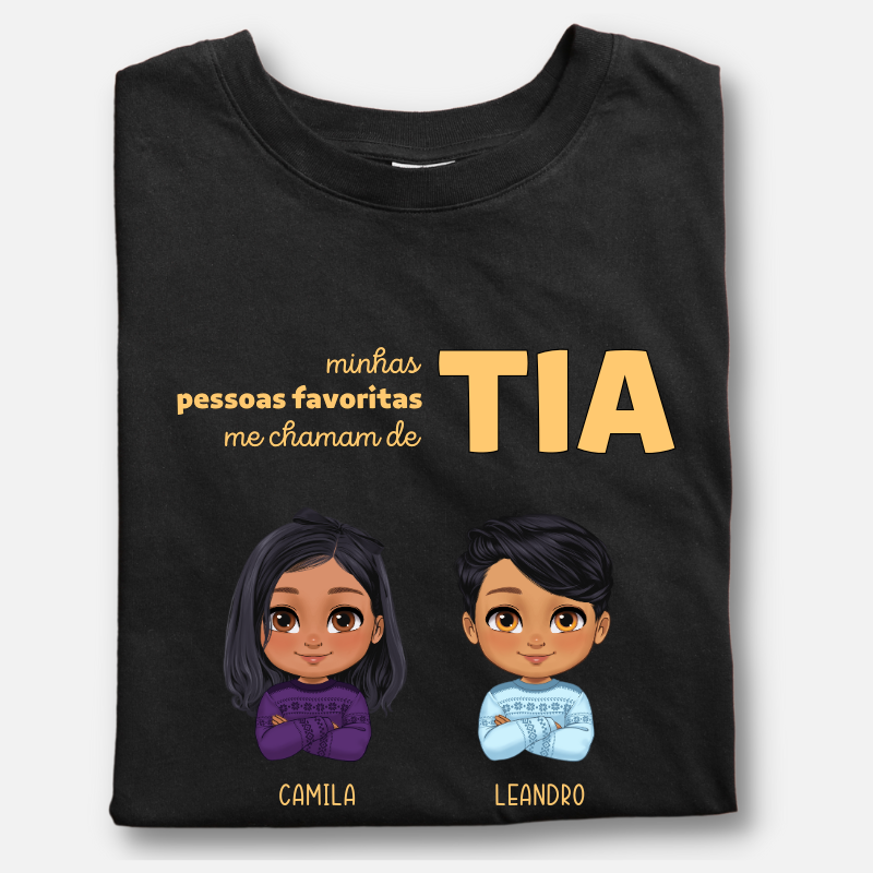 Minhas pessoas favoritas me chamam de Vó - Camiseta