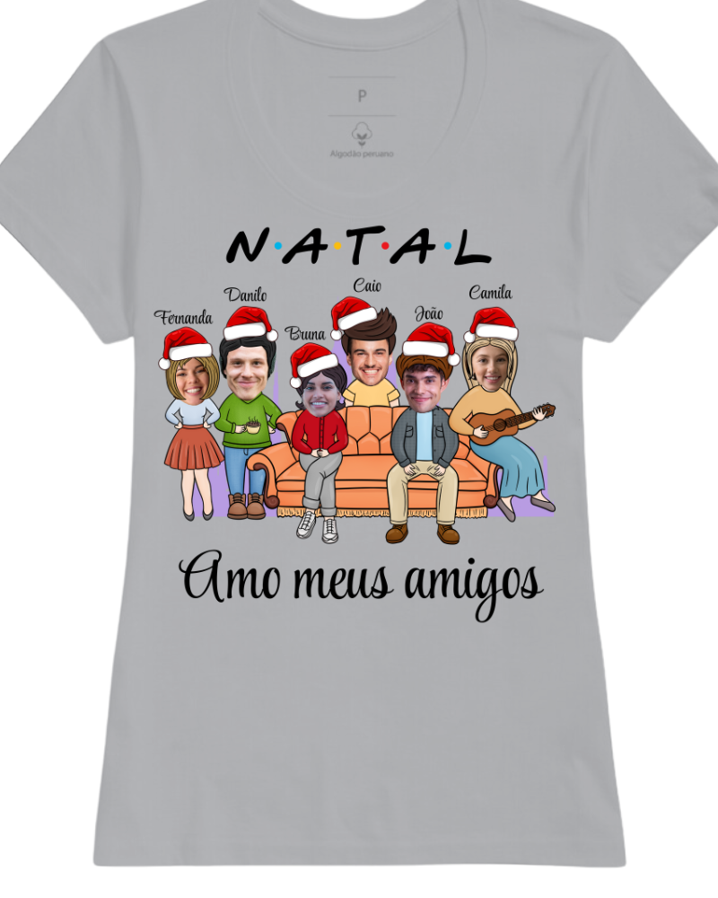 Natal com Friends (Cores Claras)