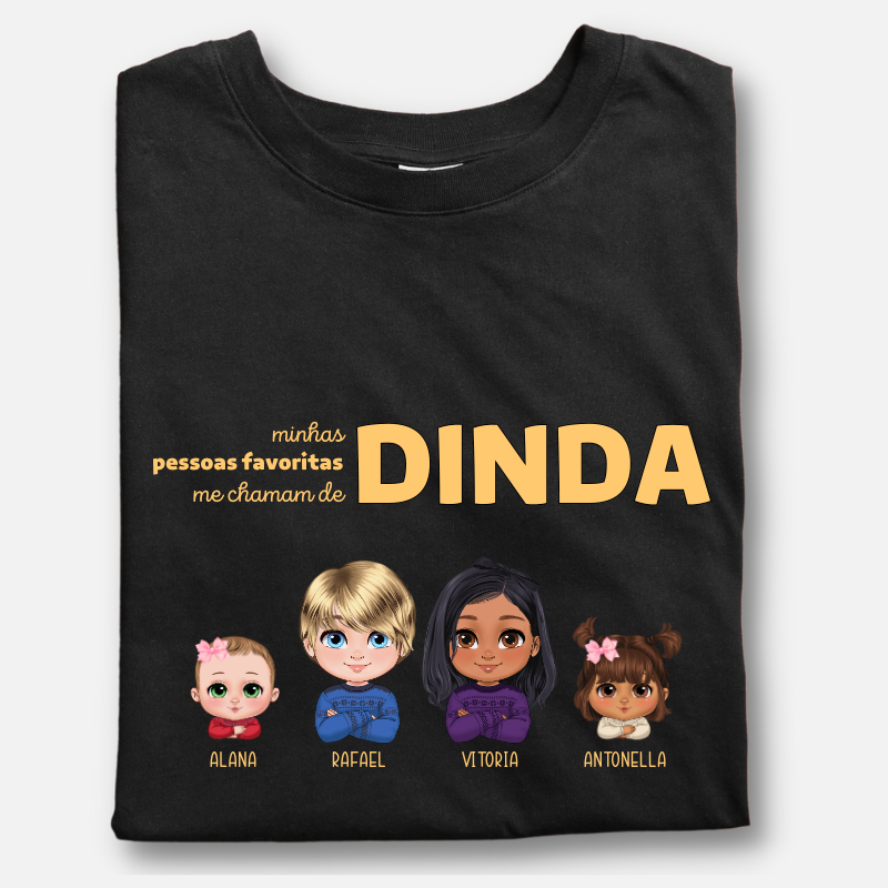 Minhas pessoas favoritas me chamam de Vó - Camiseta