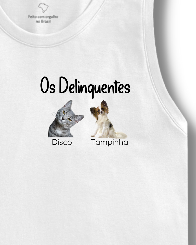 Meus Amores de Patas - Cropped e Regata