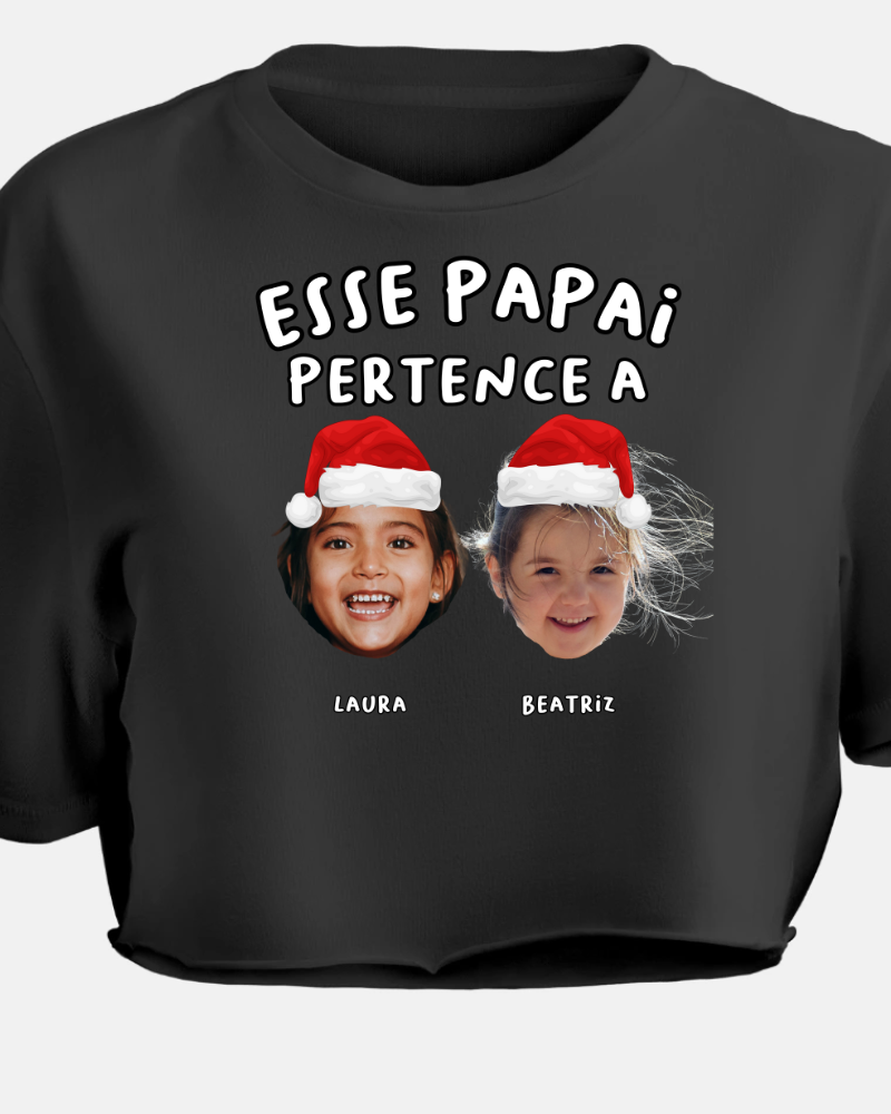 Esse papai pertence a (Natal) - Cropped e Regata