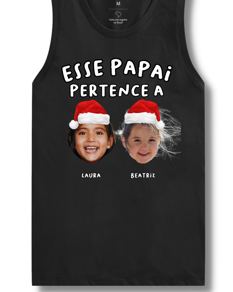 Esse papai pertence a (Natal) - Cropped e Regata