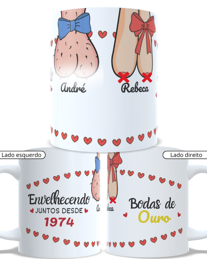 Envelhecendo Juntos - Caneca