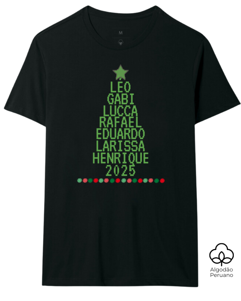 Não existe natal sem vocês - Algodão Peruano