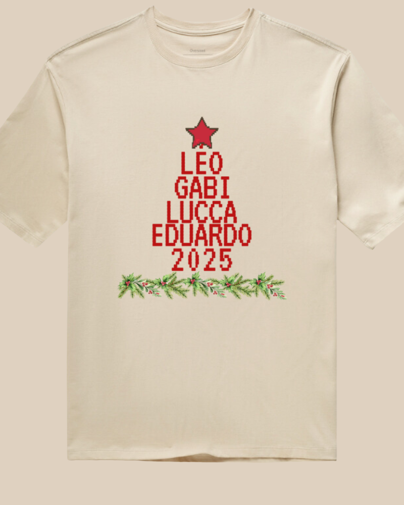 Não existe natal sem vocês - Oversized