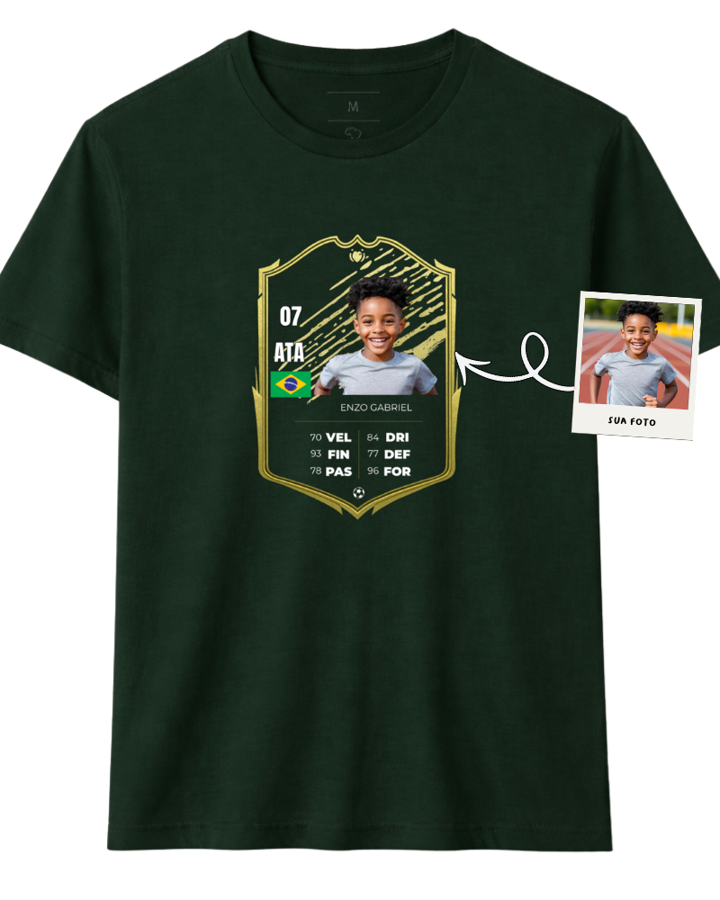 Camiseta Card Icons Legend - Copa do Mundo 2026