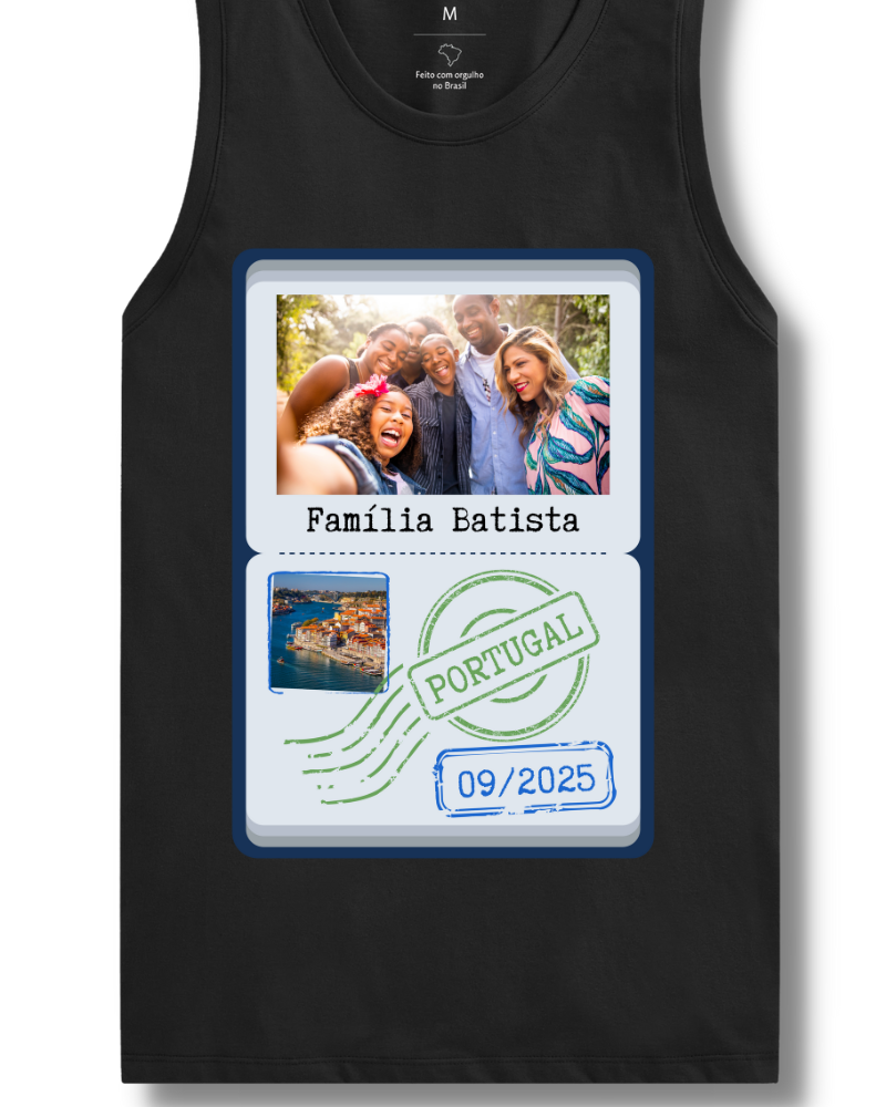 Passaporte Carimbado - Cropped e Regata