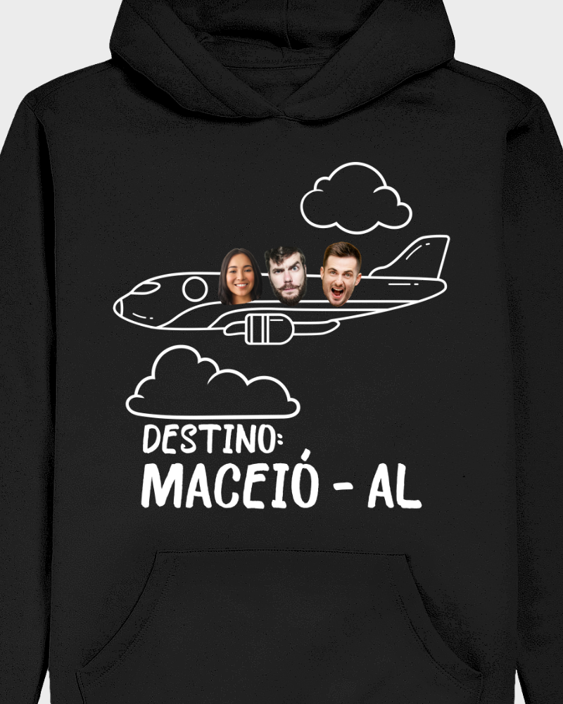 Viagem é Melhor em Grupo - Moletom
