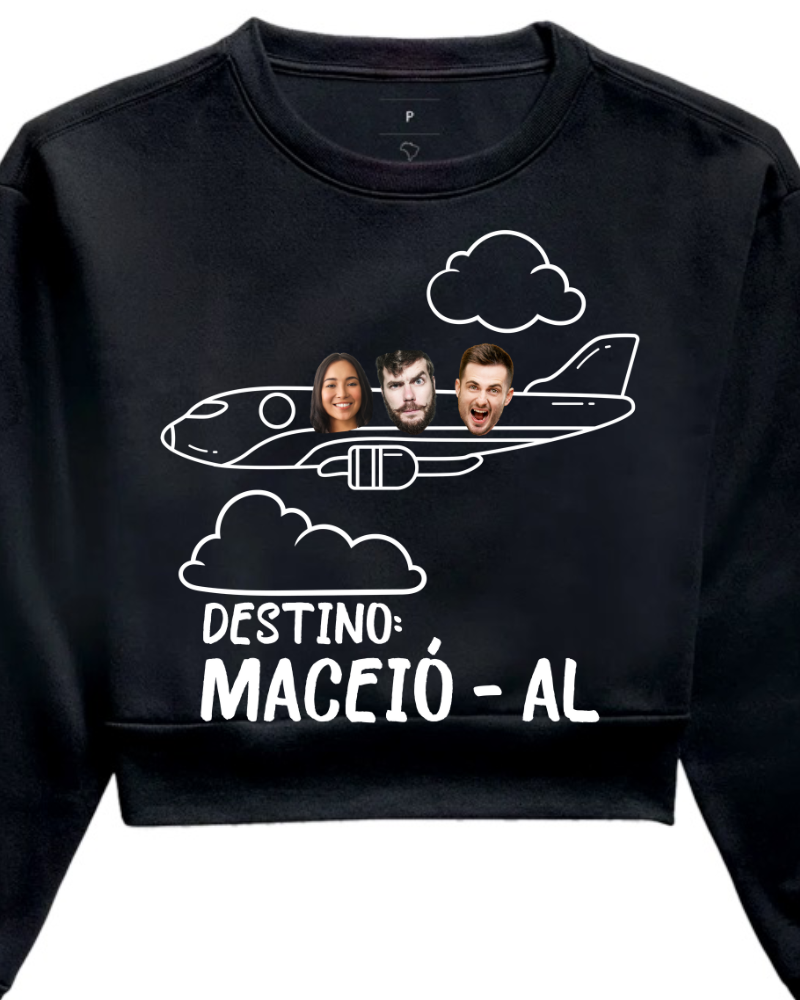 Viagem é Melhor em Grupo - Moletom
