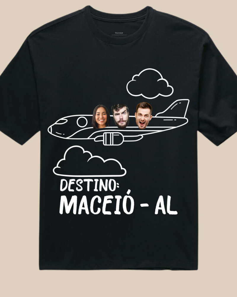 Viagem é Melhor em Grupo - Oversized