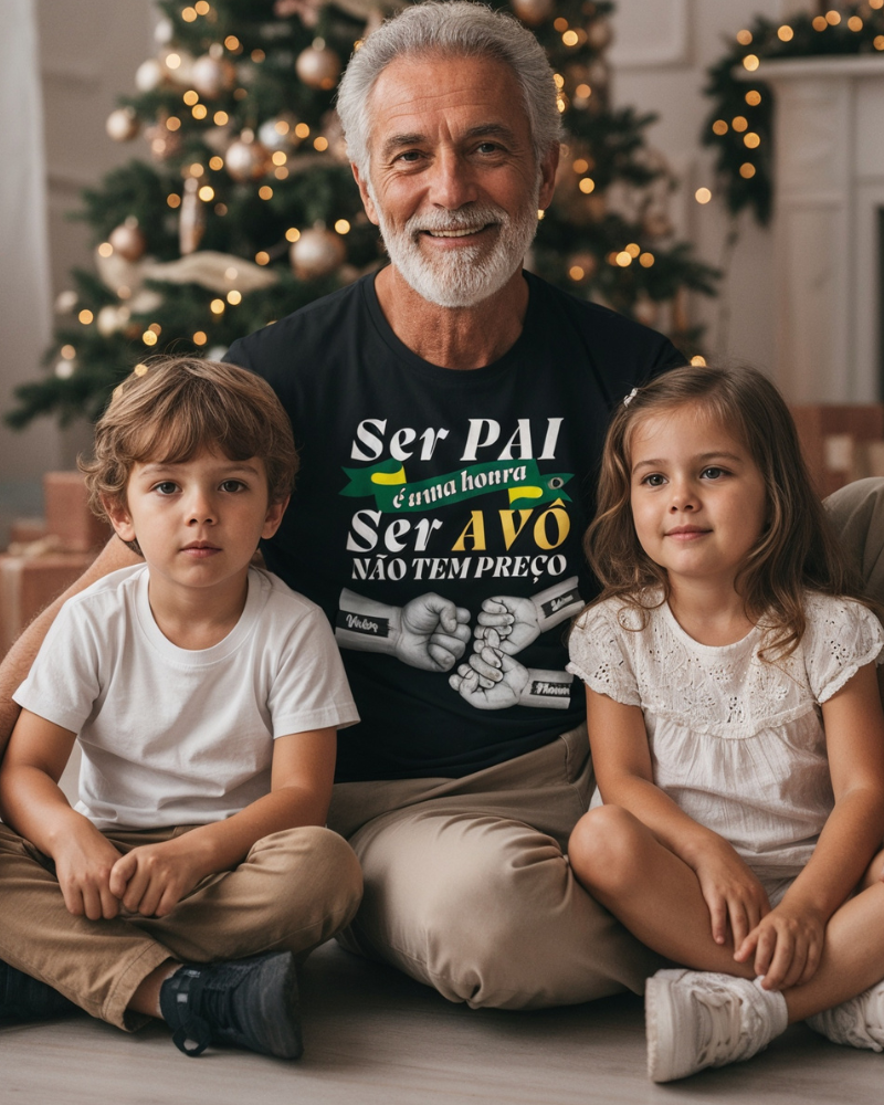 Ser Avô Não Tem Preço - Algodão Peruano