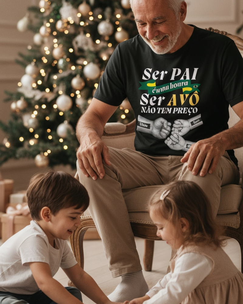 Ser Avô Não Tem Preço - Algodão Peruano