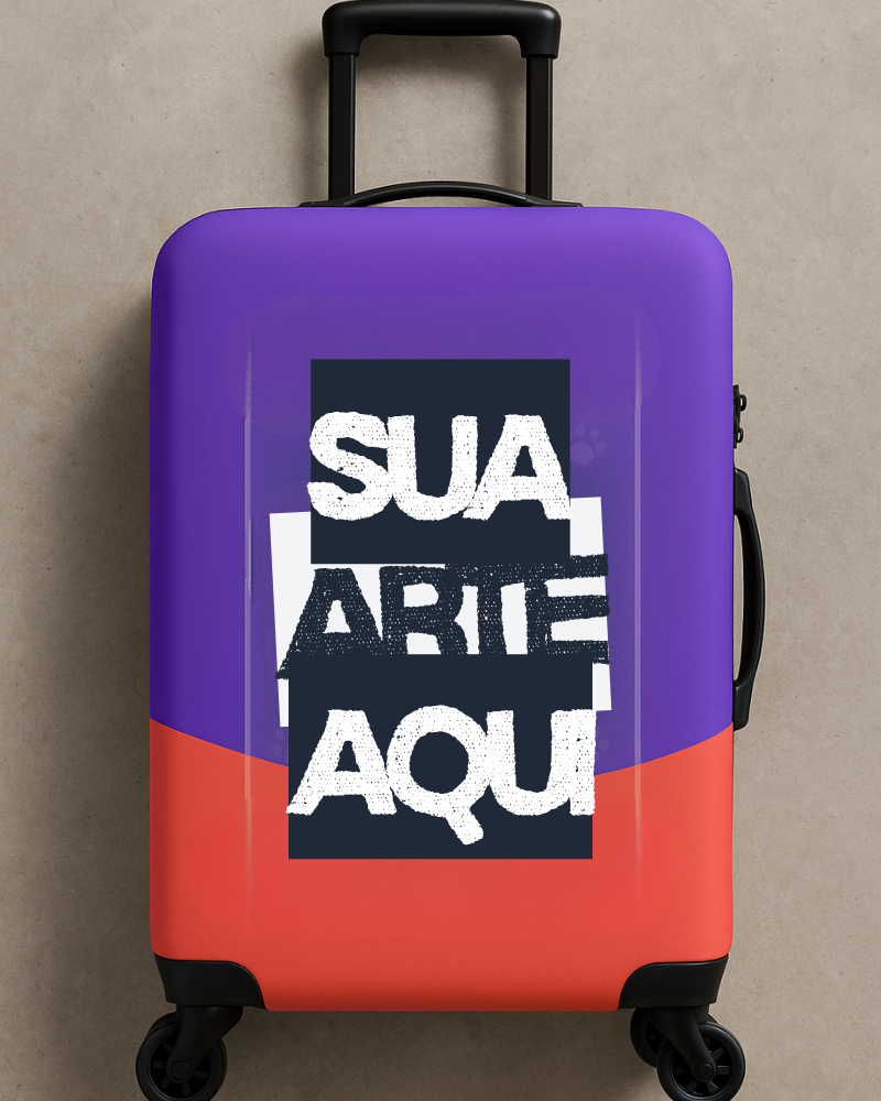 Sua Própria Arte (com QRCode) - Capa de Mala