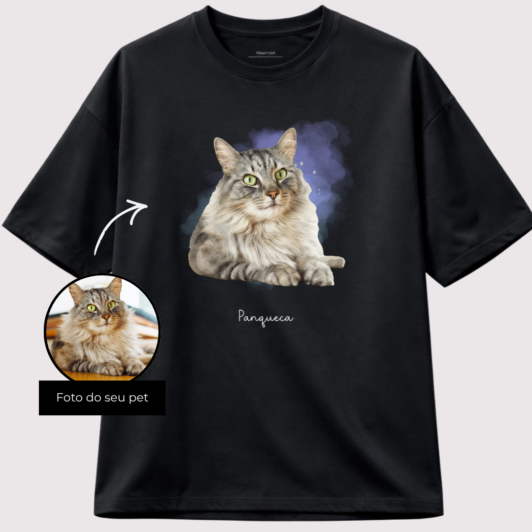 Aquarela do Meu Pet - Oversized