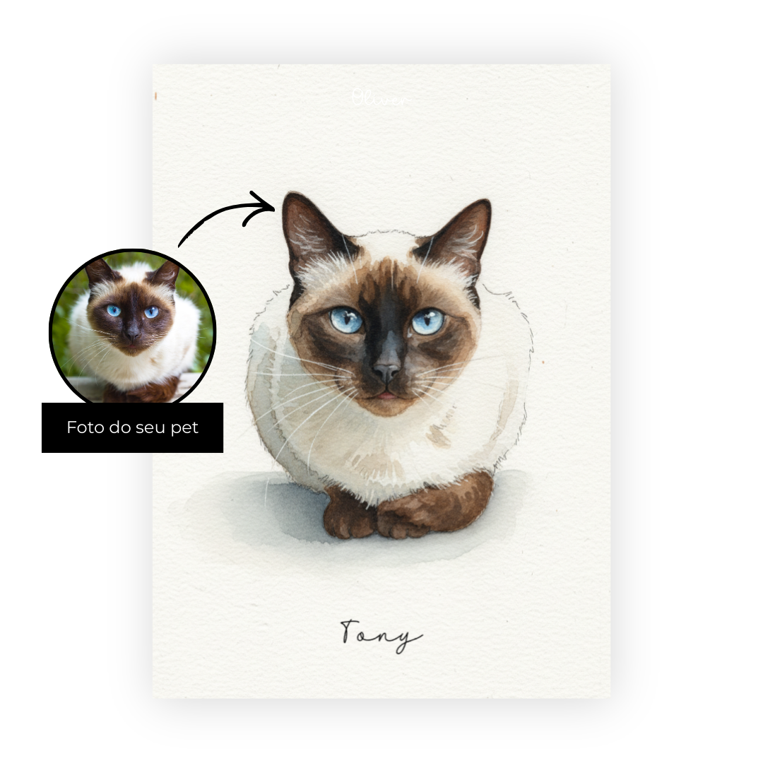 Poster - Aquarela do Meu Pet