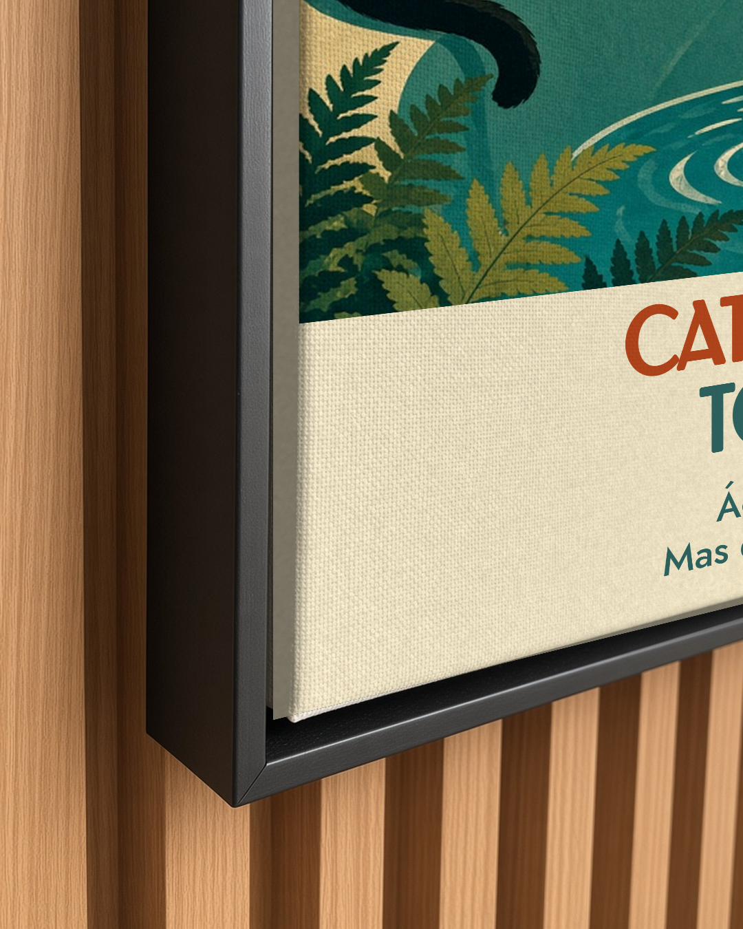 Quadro personalizado Lugares do meu Gato – Cataratas da Torneira em canvas (tela sem vidro) – mockup 1