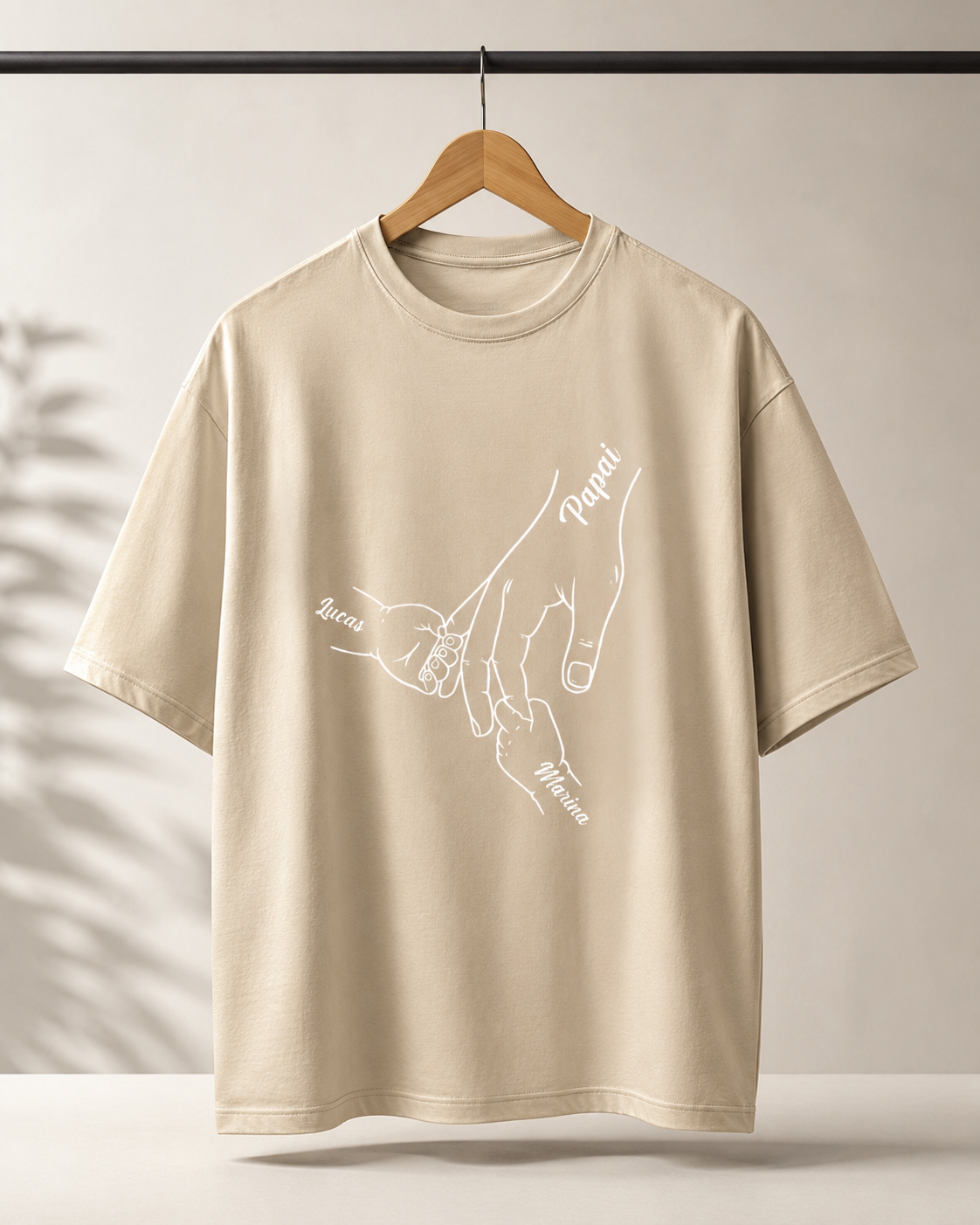 De mãos dadas sempre protegerei você - Oversized