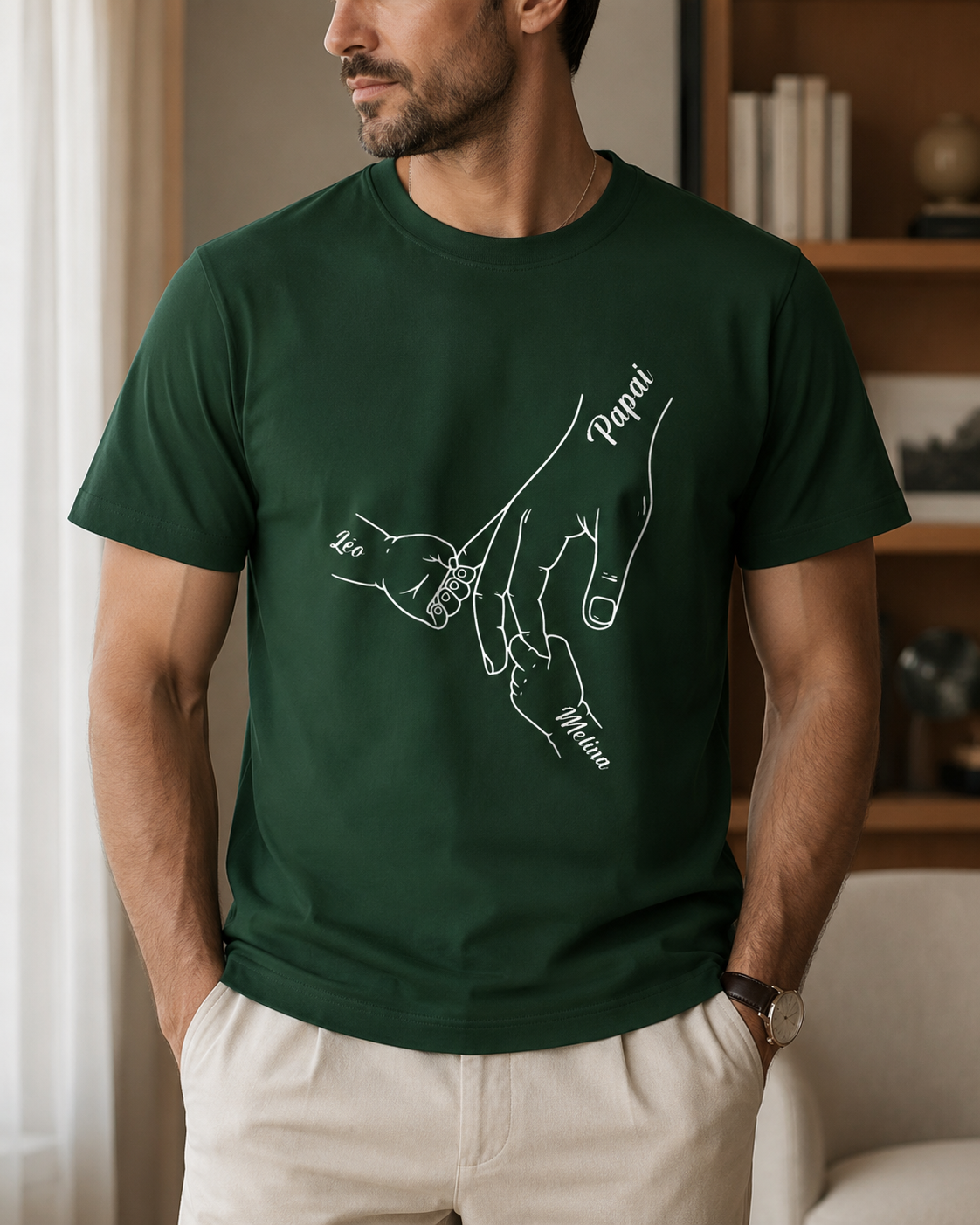 De mãos dadas eu sempre protegerei você