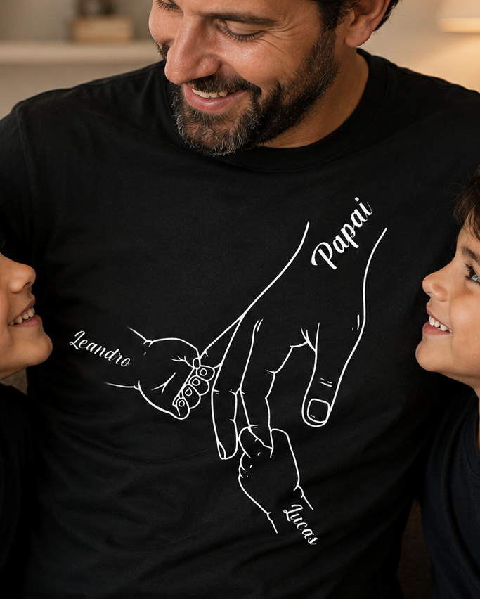 De mãos dadas eu sempre protegerei você