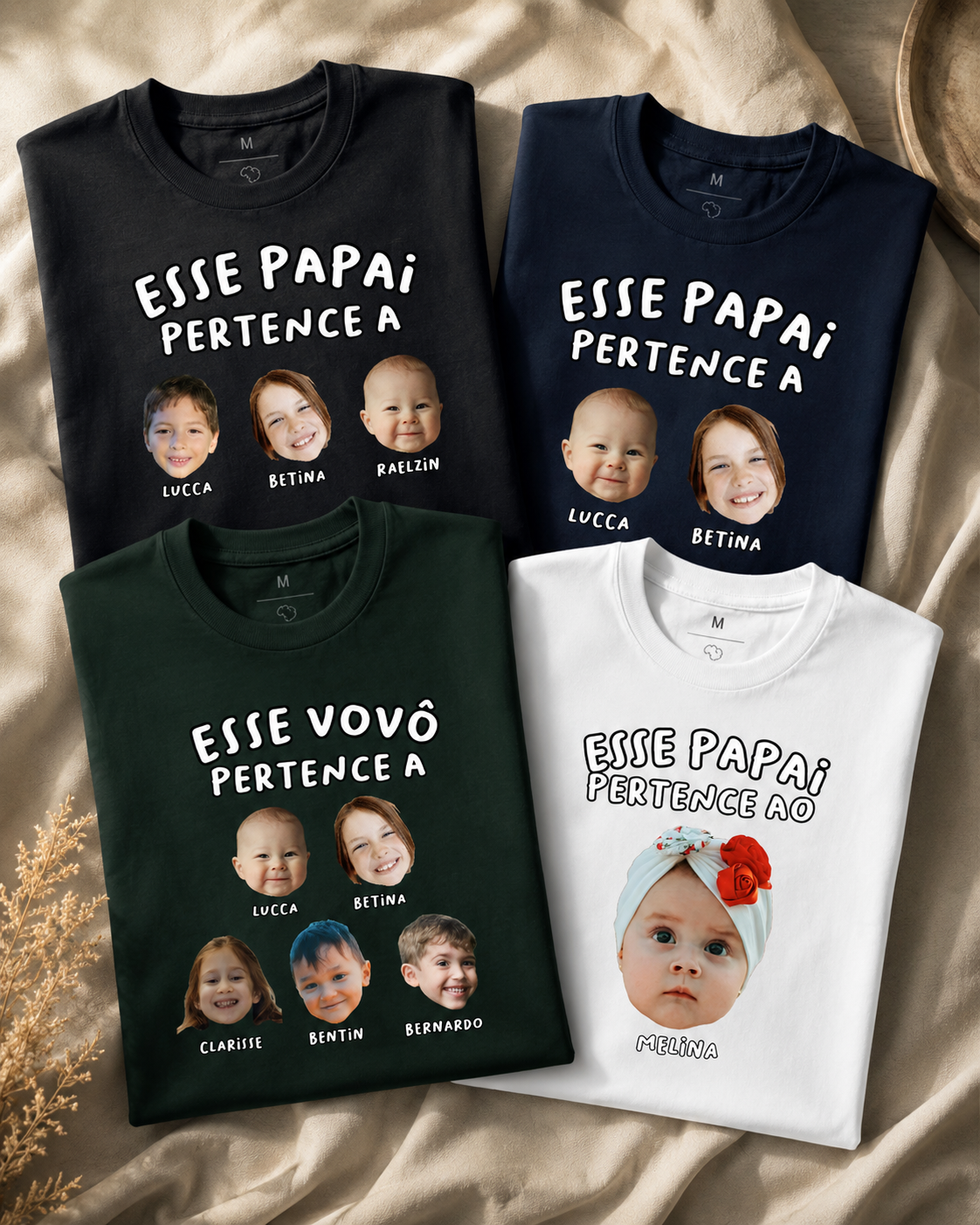 Esse papai pertence a (e vovô)