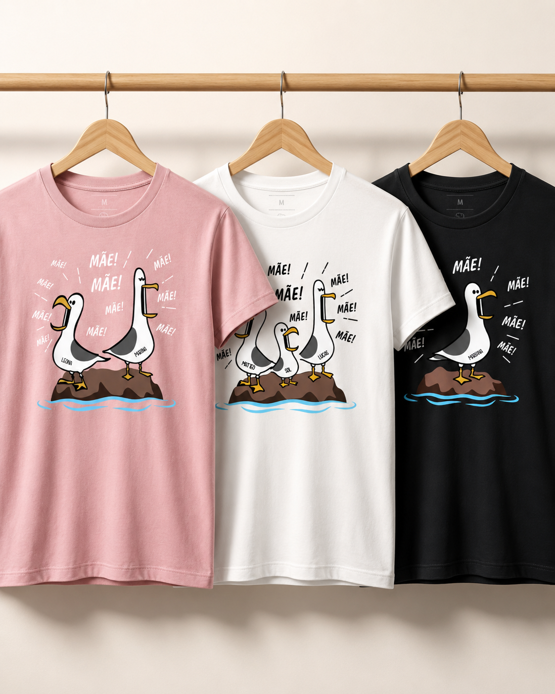Camiseta Mãe Mãe Mãe