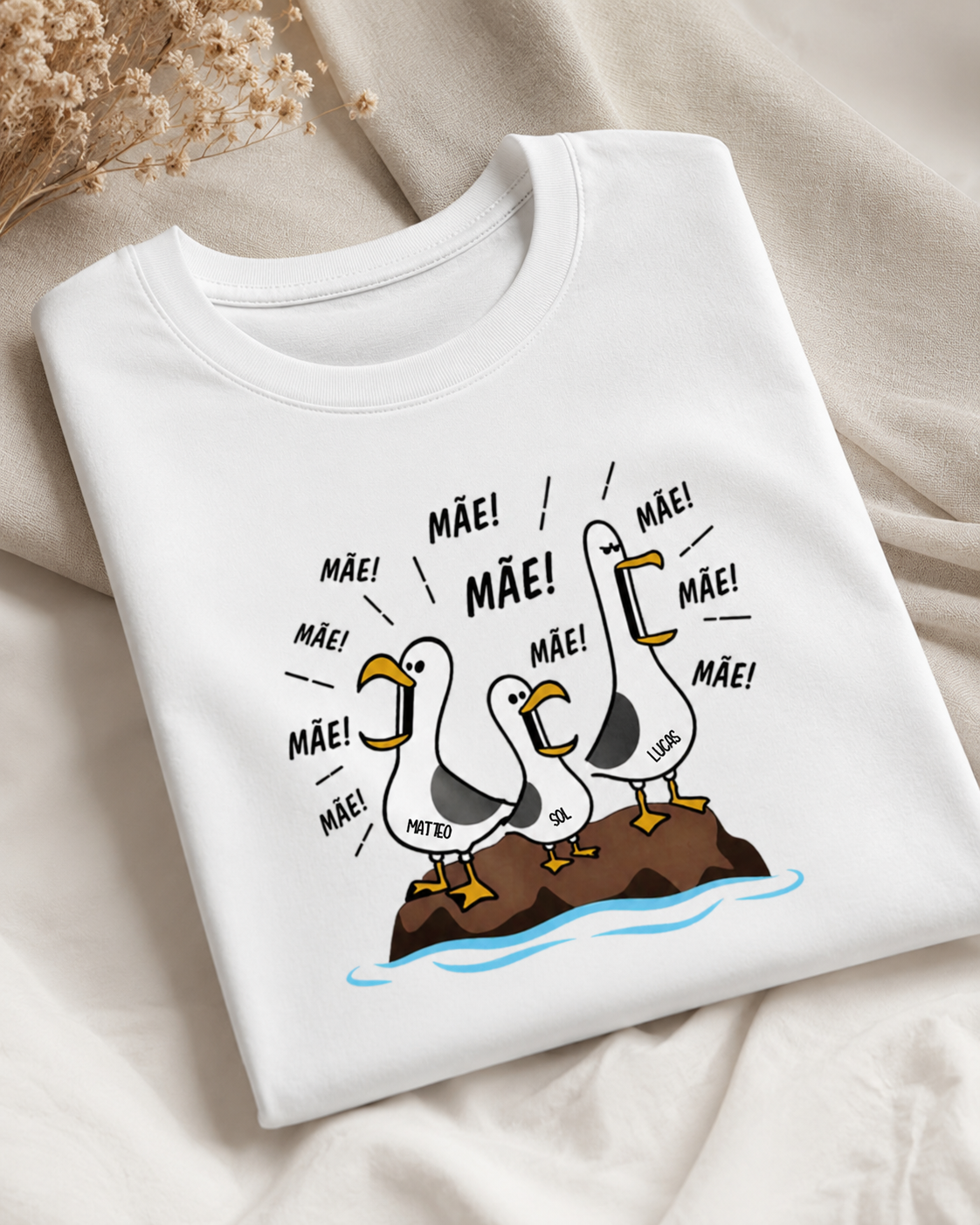 Camiseta Mãe Mãe Mãe