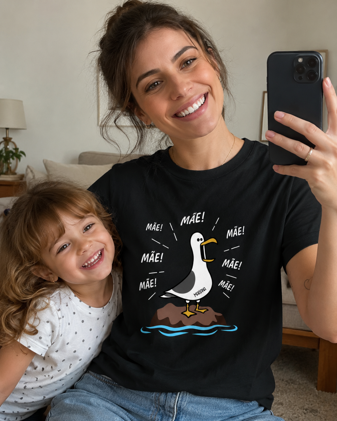 Camiseta Mãe Mãe Mãe