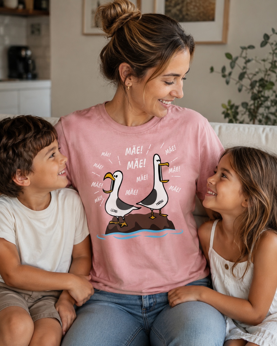 Camiseta Mãe Mãe Mãe