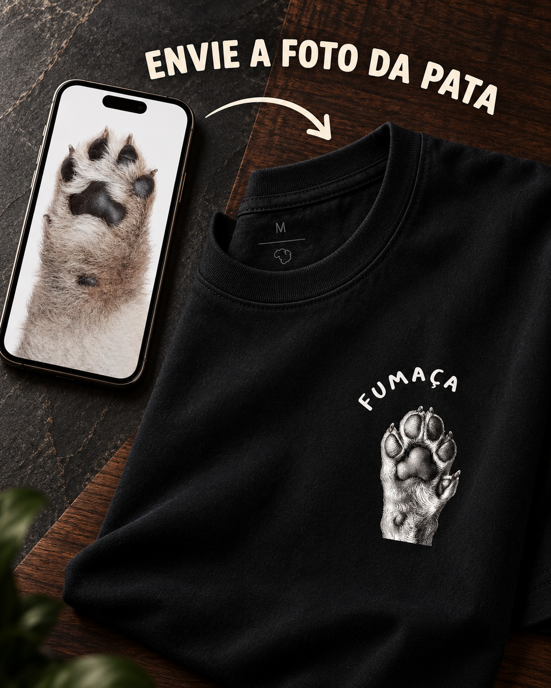 Meu coração tem Patas - Camiseta