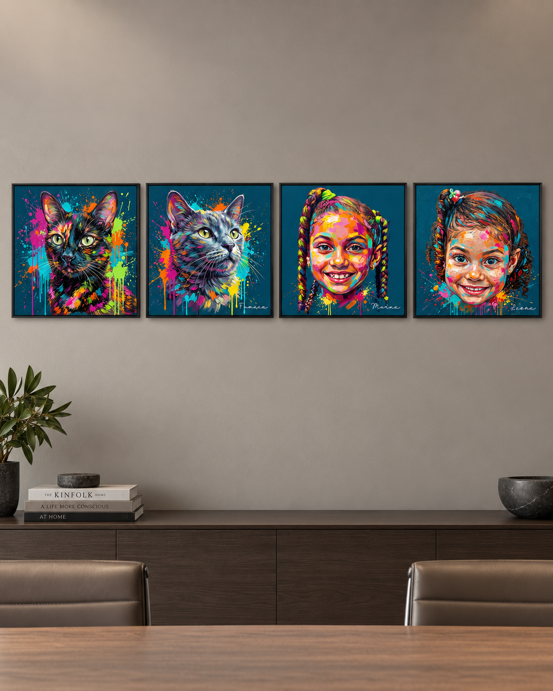 Obra de Arte Amor em Cores