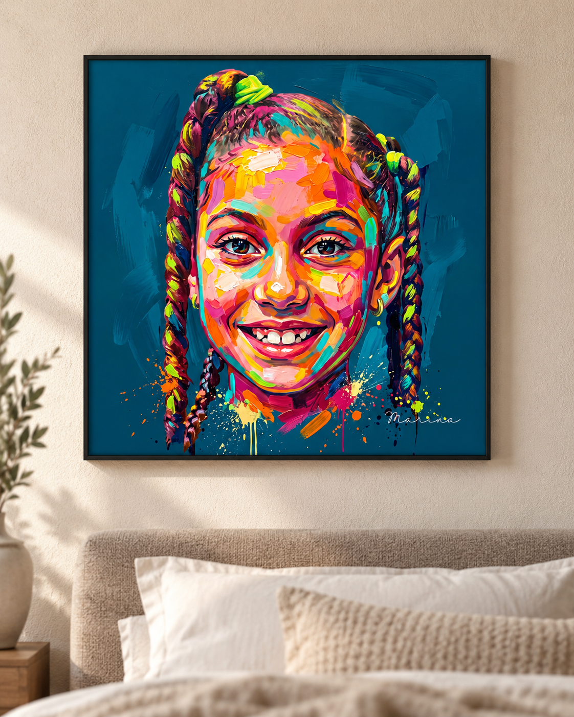 Obra de Arte Amor em Cores