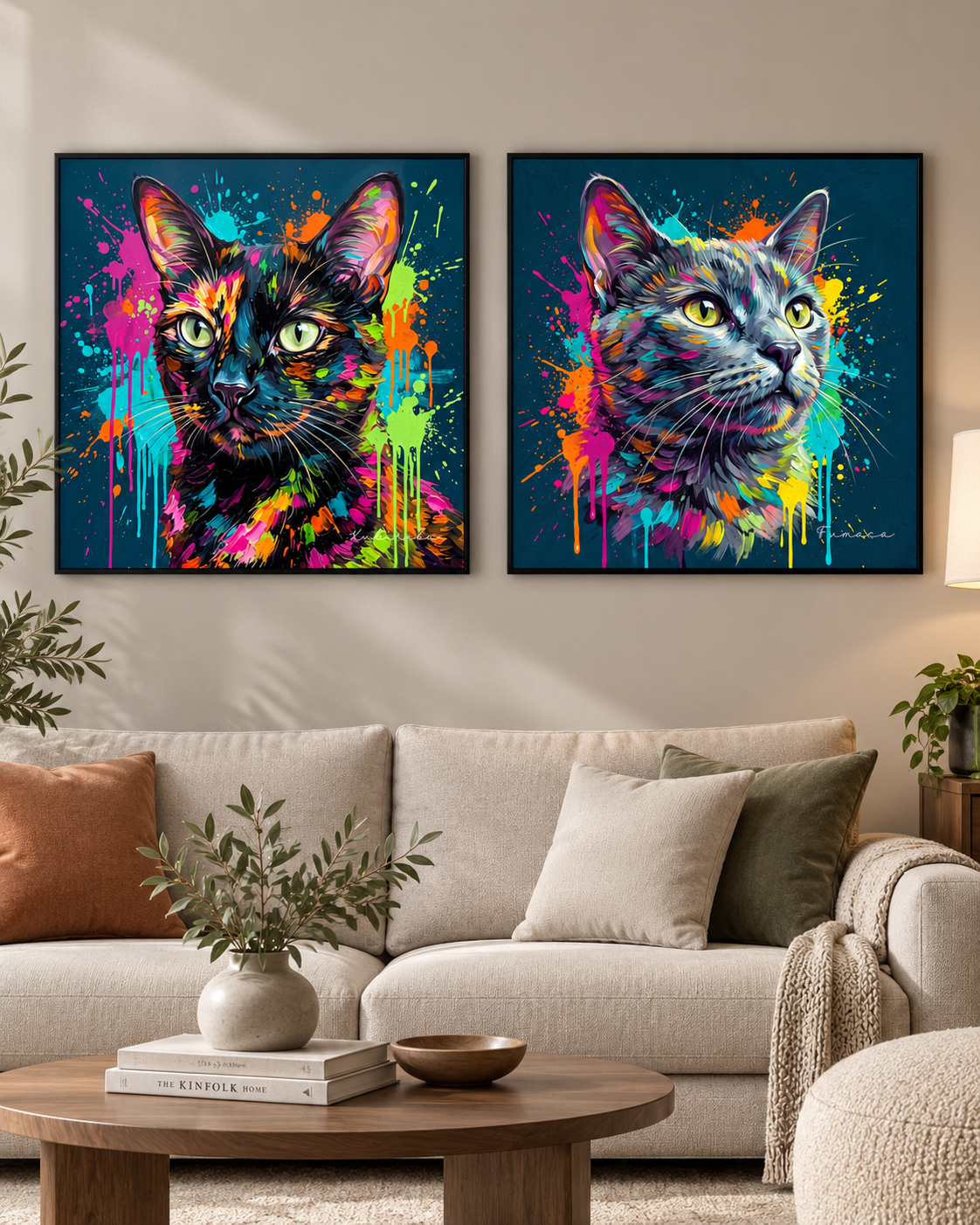 Obra de Arte Amor em Cores