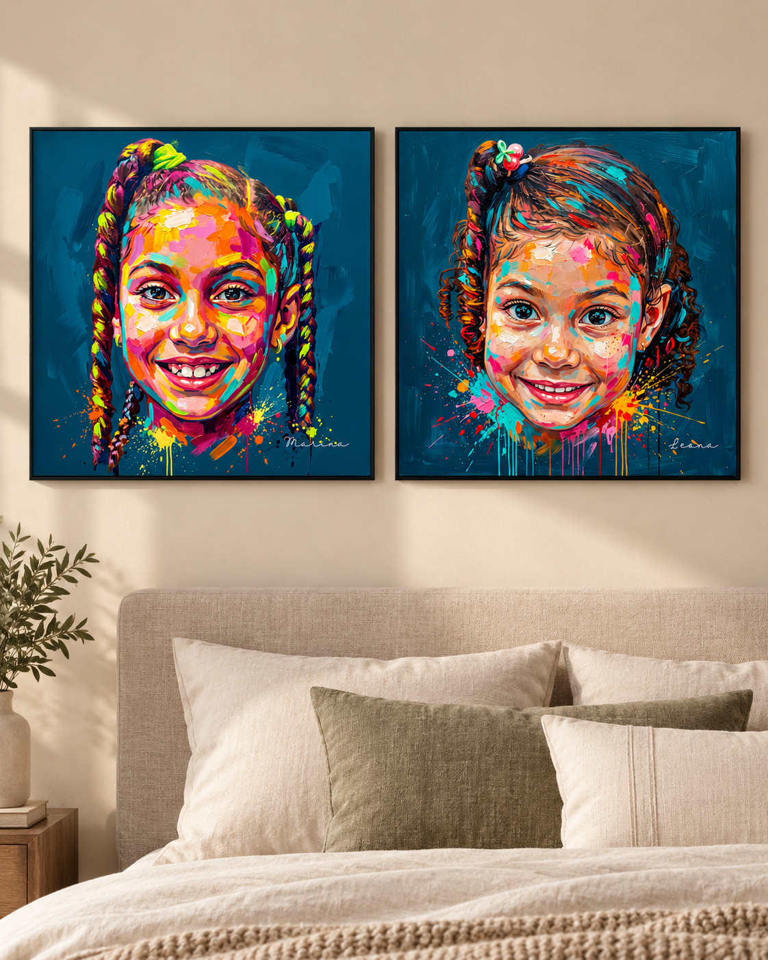 Obra de Arte Amor em Cores