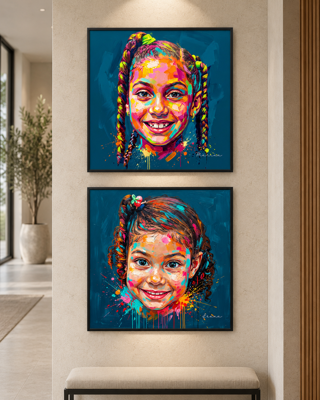 Obra de Arte Amor em Cores