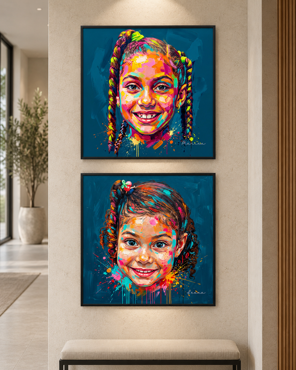 Obra de Arte Amor em Cores