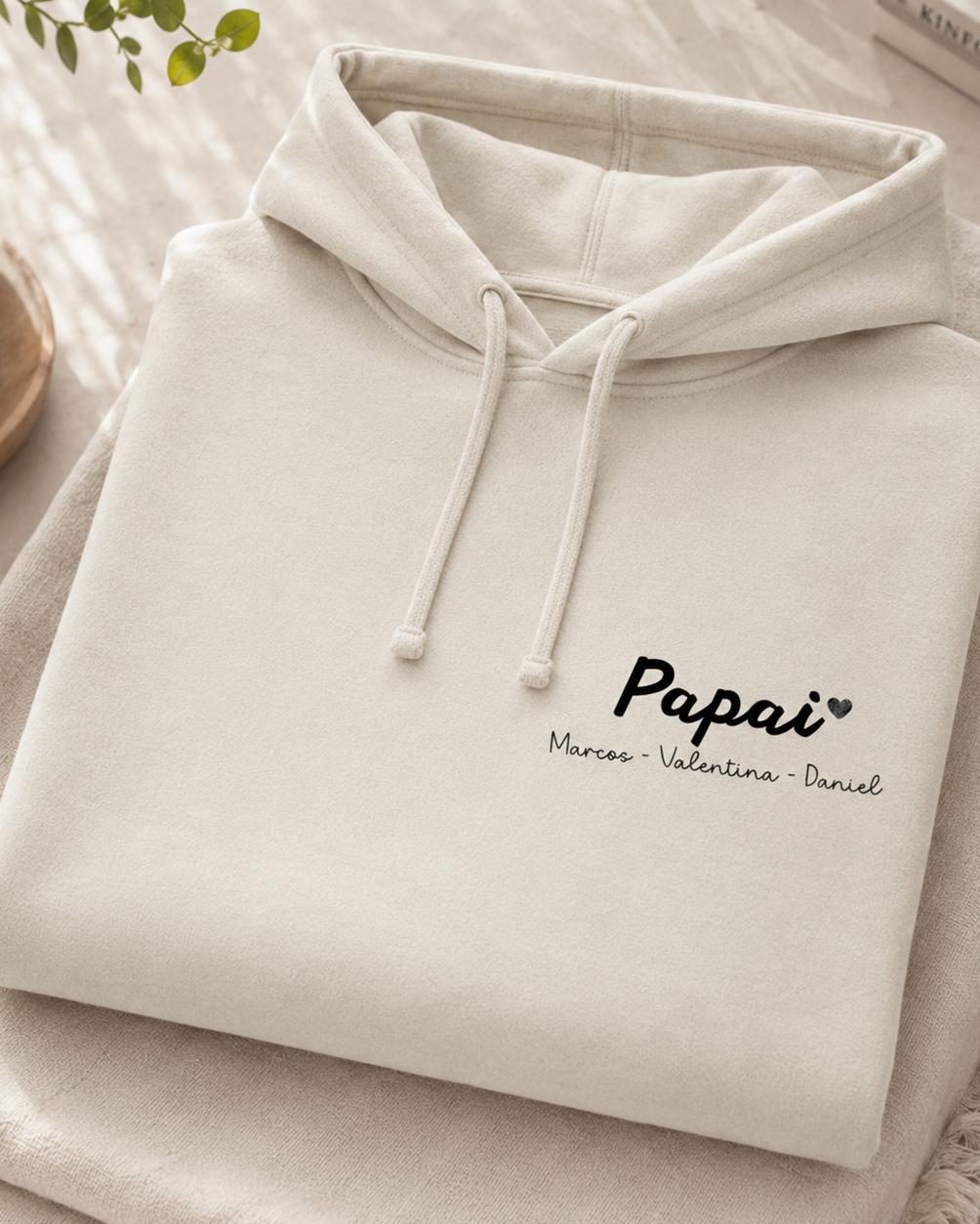 Moletom Papai Minimalista (com nomes)