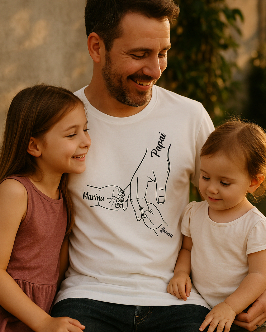 De mãos dadas eu sempre protegerei você