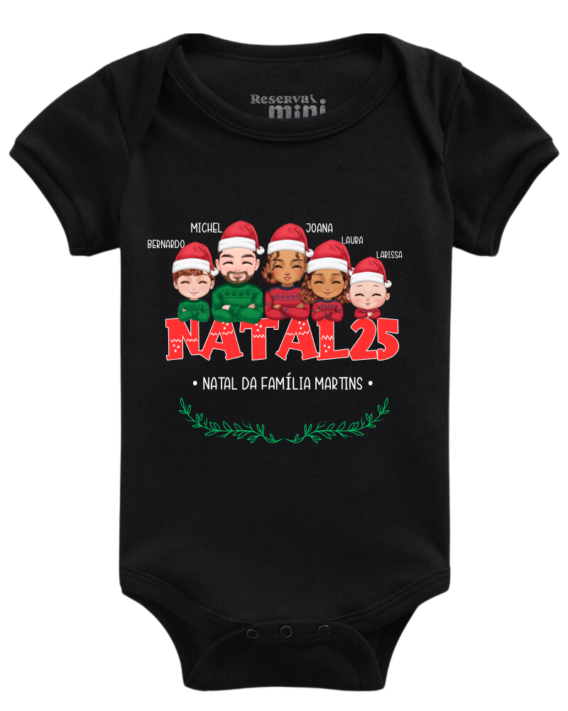 Família Natalina 6 Pessoas