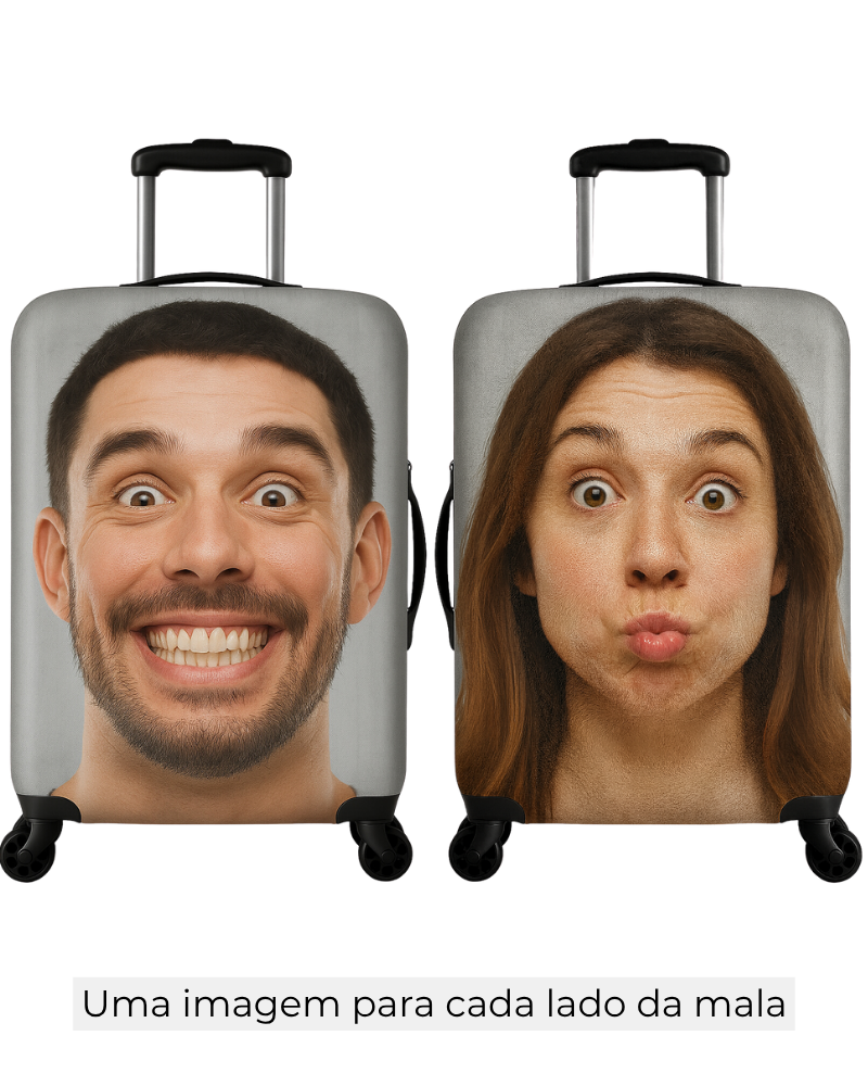 Comic Bag Sua Foto - Capa de Mala