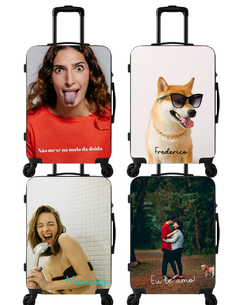 Comic Bag Sua Foto - Capa de Mala