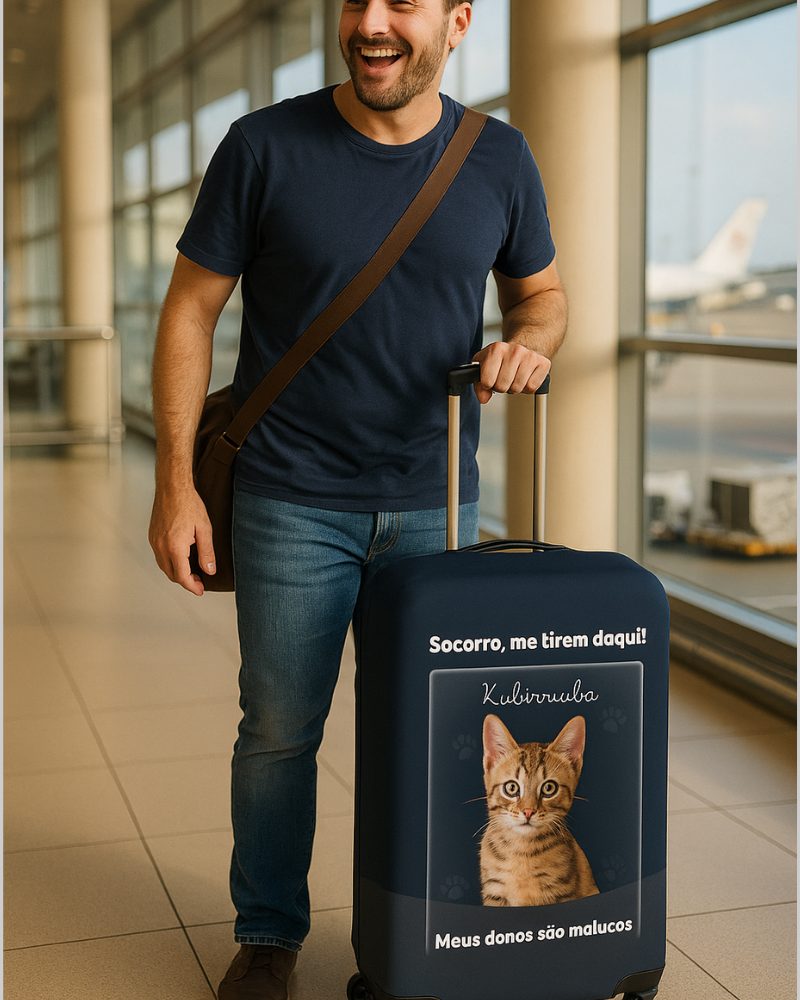 Alguém me tira daqui (PET) - Capa de Mala