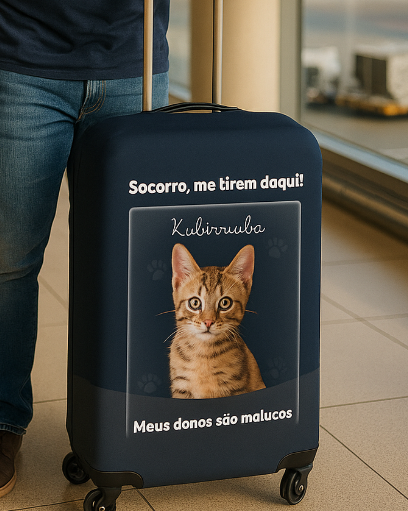 Alguém me tira daqui (PET) - Capa de Mala