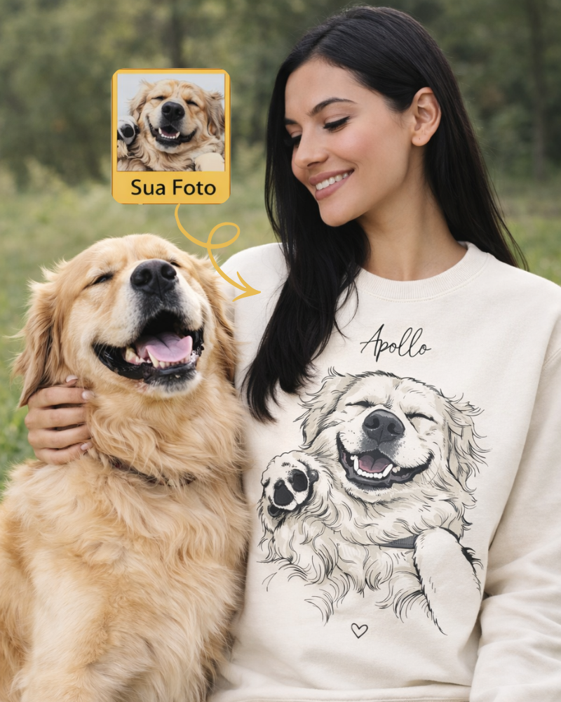 Amor em Patas Sketch - Suéter