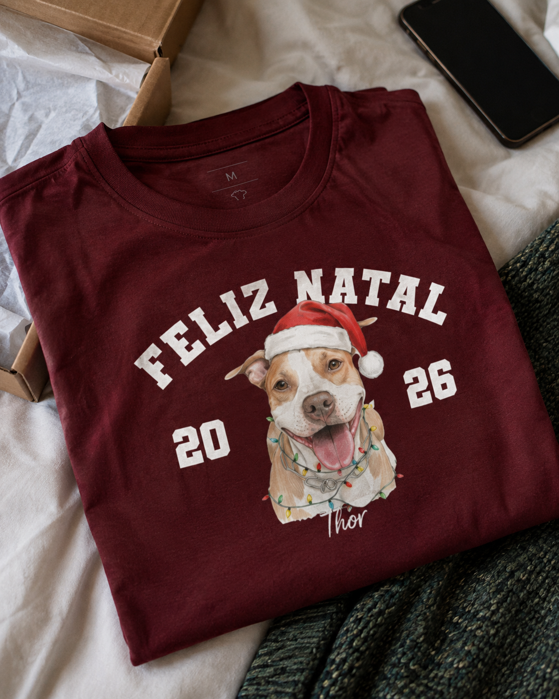 Camiseta Natal Pet