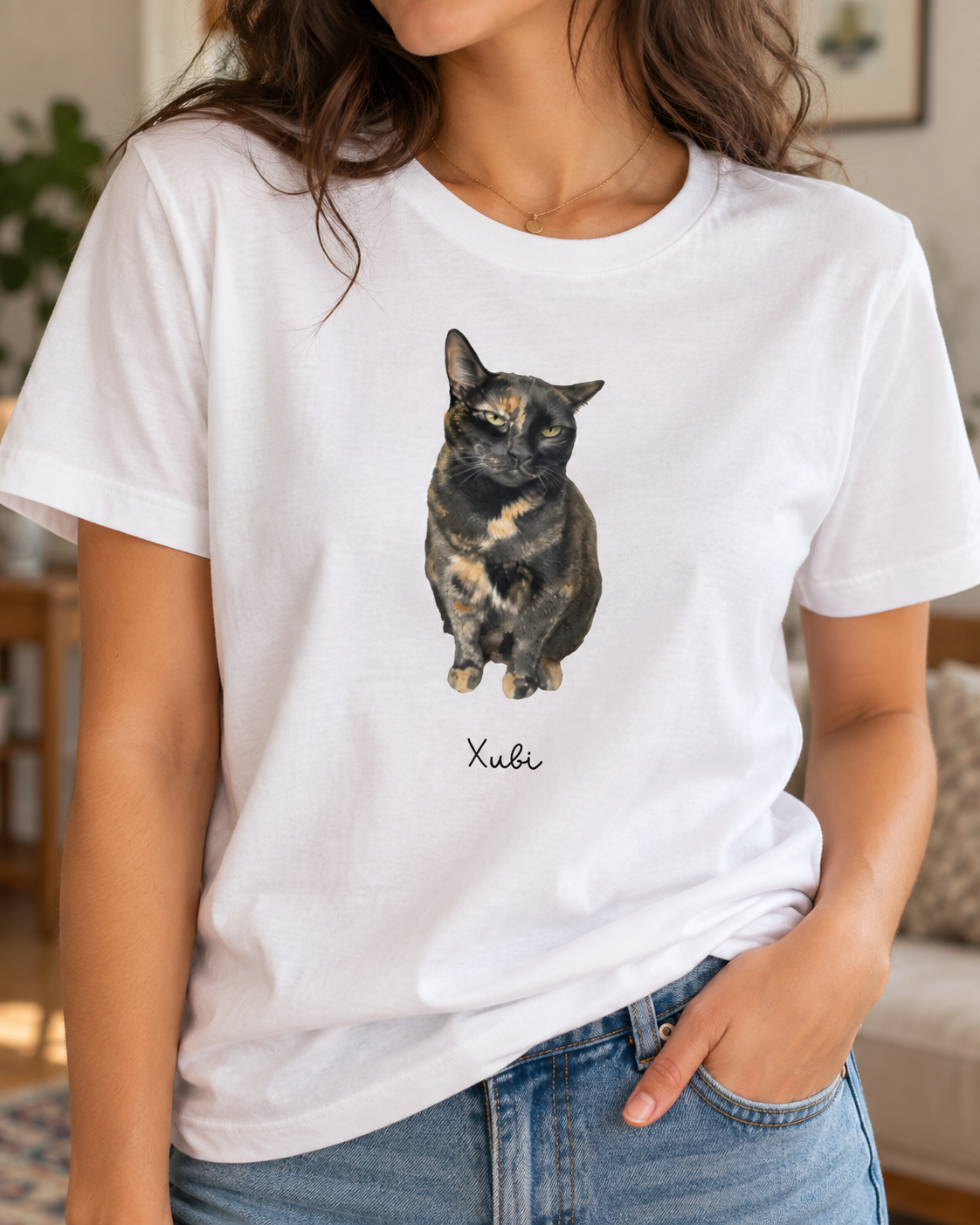 Camiseta Aquarela do Meu Pet
