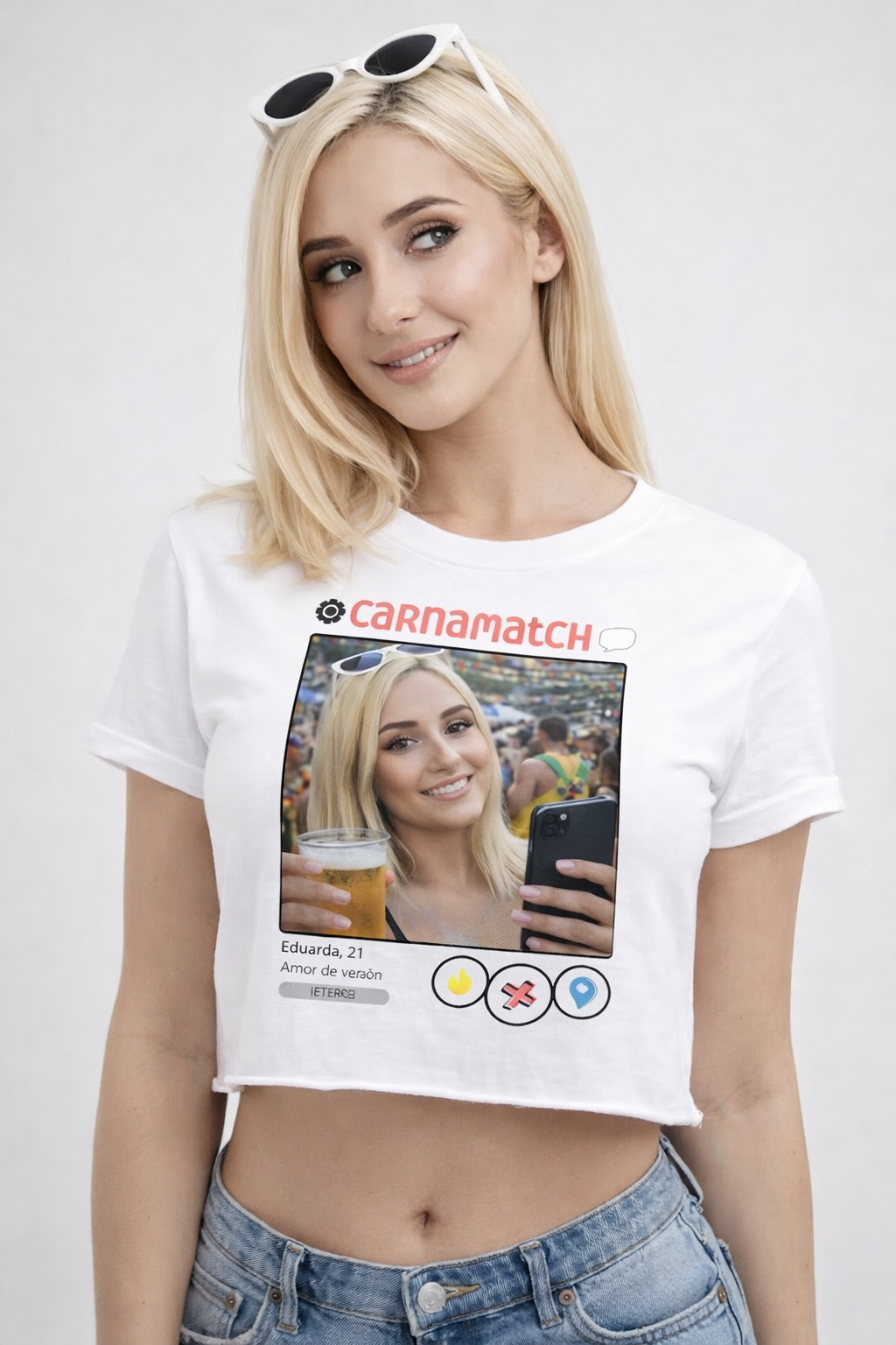 Tinder Carnaval 2026 - Cropped e Regata