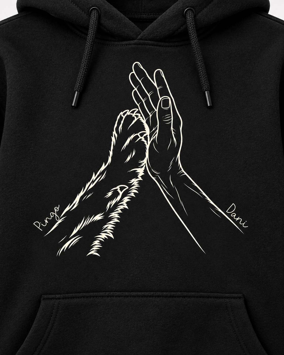 Nossa conexão - Mão e Pata - Hoodie