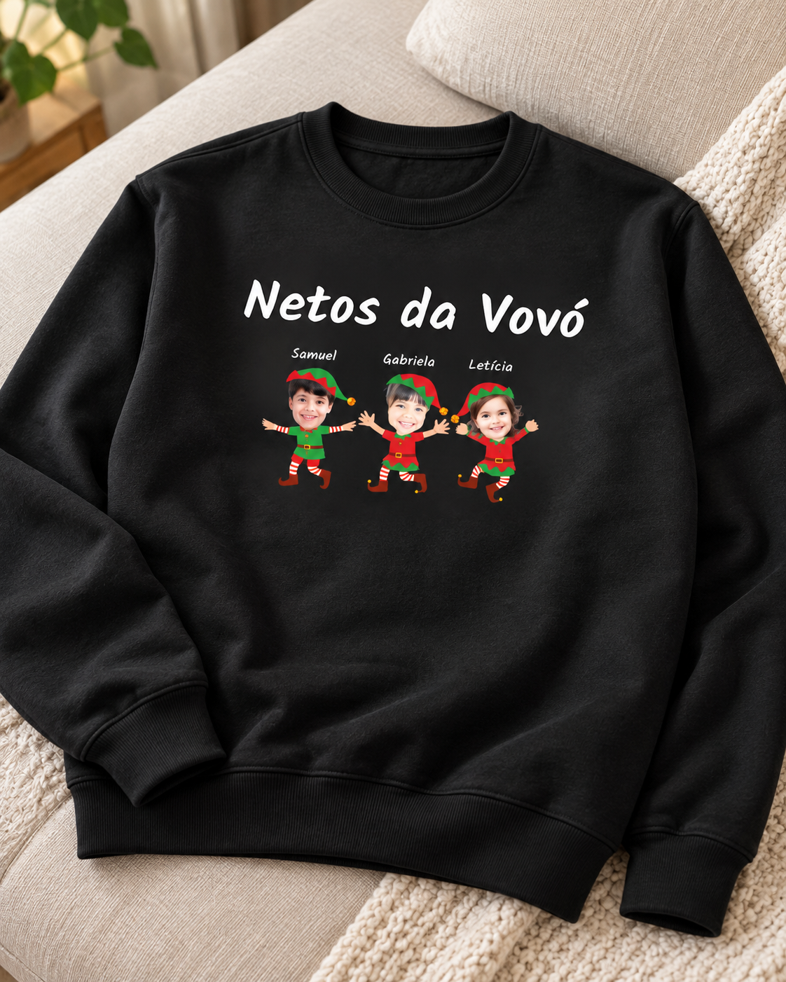 Natal Com Quem Mais Importa - Moletom